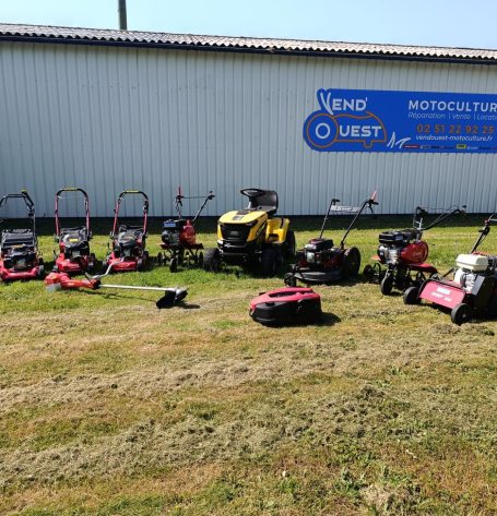 Matériel neuf de motoculture Vend'Ouest Motoculture à Landevieille en Vendée (tondeuses, tronçonneuses, débroussailleuses, autoportées...)